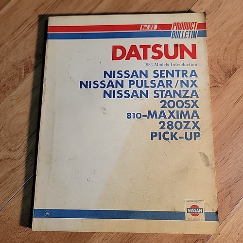 1983 datsun model - datsun, introduction