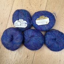 Vintage Emu Filigree Supreme Mohair Yarn 5 X 25g  77% Mohair 14% Wool