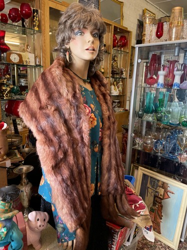 Vintage real fur - vintage, wrap