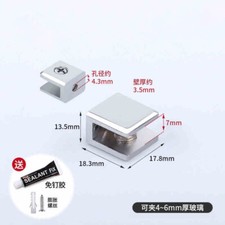 4Pcs Polished Chrome Glass