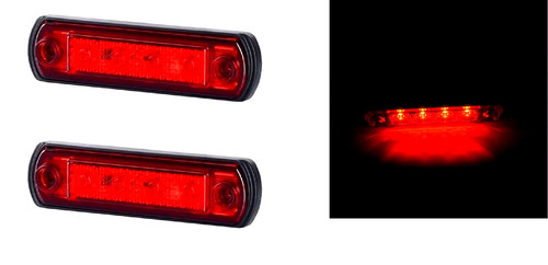 Red marker led lamp light - 2x,