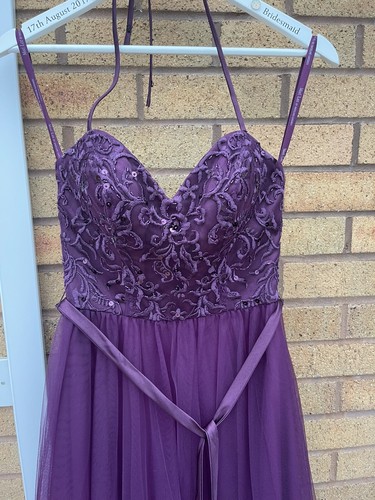 Eggplant prom dress size - dress, in