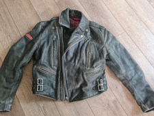 Lewis Leathers Roadfarer Leather Jacket Bronx Style Size L Vintage
