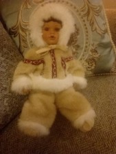 Cutest Eskimo Doll. Porcelain