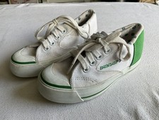 Kids Dunlop Green Flash Laced