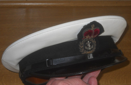 Royal navy officers peaked cap - royal,