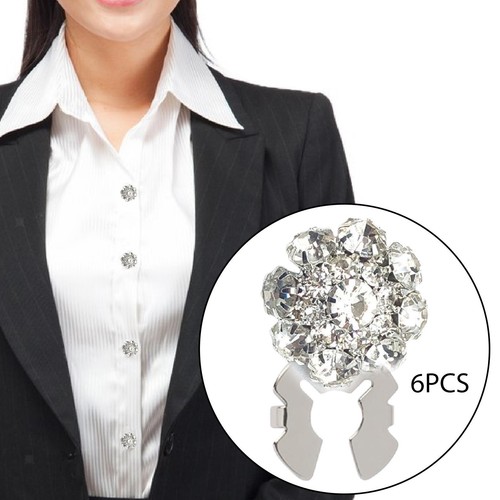 6pcs rhinestone button - rhinestone, covers