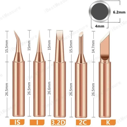 5pcs 900m soldering iron tip - 5pcs,