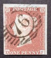 GB 1841 QV 1d.Penny  Red-brown