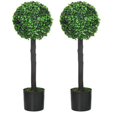 HOMCOM Set of 2 Potted