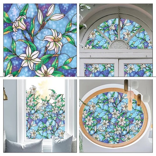 Window film floral - film, bird