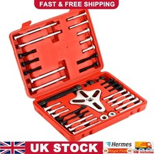 46pc Harmonic Balancer Puller Tool Set Gear Pulley Steering Wheel Removal