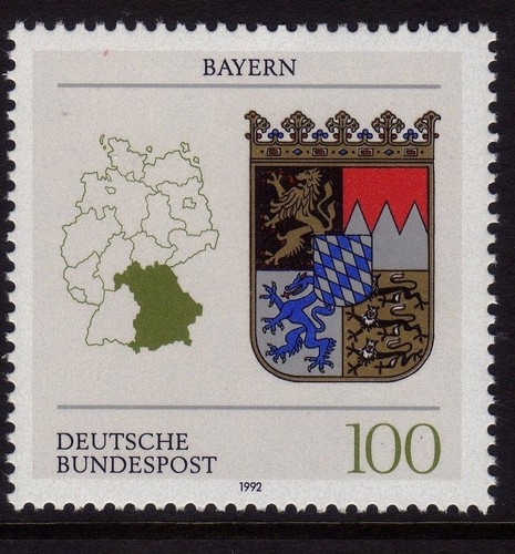 Germany 1992 lander bavaria - 1992,