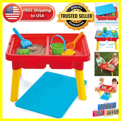 Sand splash toddler activity - sand,