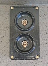 Double Twin Two Gang Crabtree