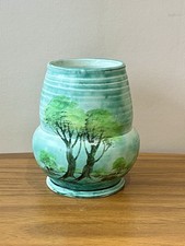 Art Deco Hand Painted And