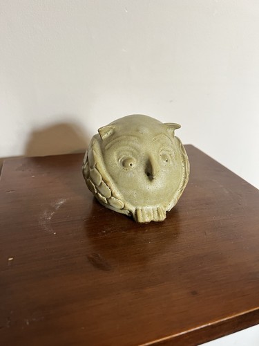 Vintage studio pottery owl - pottery,