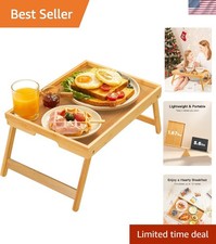 Bamboo bed tray table with - bed,