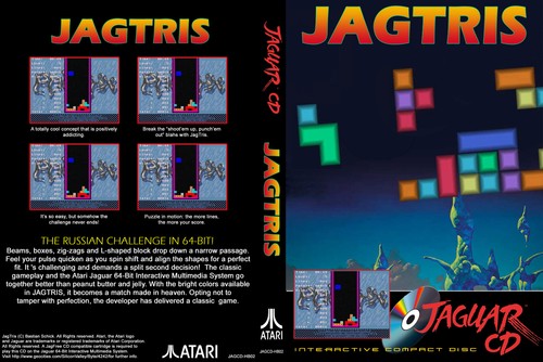 Atari jaguar game jagtris - jaguar, cd