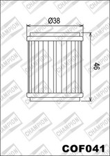 Cof041 Oil Filter CHAMPION Fantic 125 Caballero R Competition Racing LC 2009