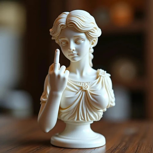 Vienna goddess middle finger - vienna,