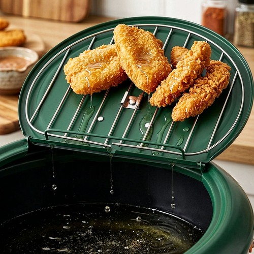 Deep fryer pot with - pot,