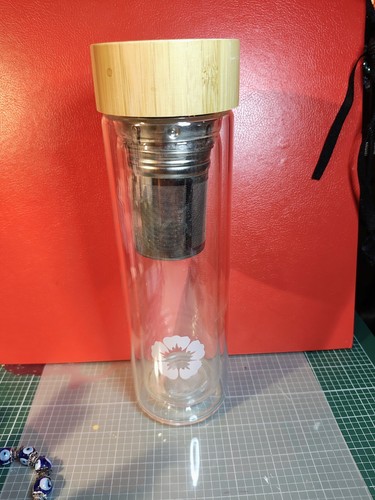 Double wall glass - wall, infuser