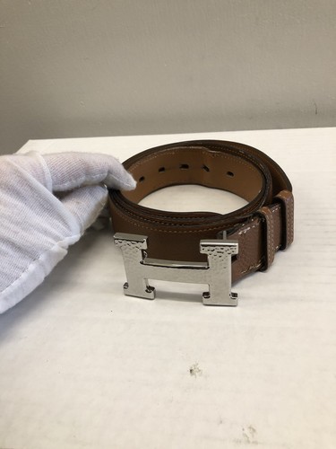 Hermes belt silver - silver, constance