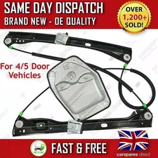 VW GOLF MK5 2003-2009 4/5 DOOR FRONT LEFT PASSENGER ELECTRIC WINDOW REGULATOR