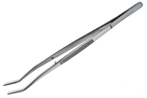 Angled tweezers large ideal - tweezers,