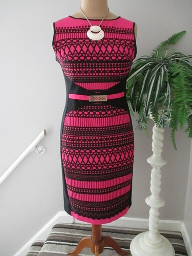 Joseph ribkoff black and pink - joseph,