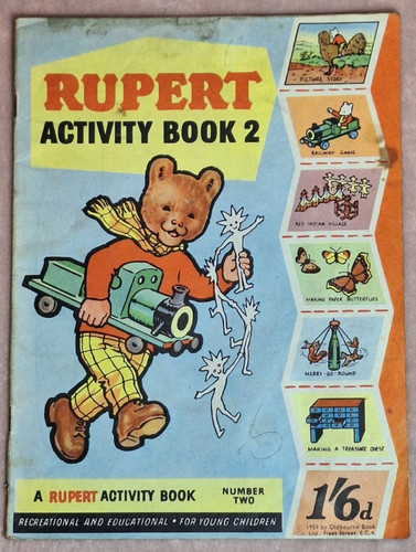Rupert bear activity book - bear,