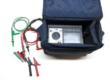 MEGGER 212159 MJ159 Insulation Tester w/ Case, Leads & 2017/2018 Prior Cal. Tag