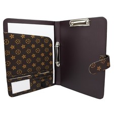 Ring Binder Folder A4 Presentation Portfolio Document Book Faux Leather 504