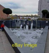 Photo 6x4 Water feature Eagles Meadow Shopping Centre The little boy was  c2013
