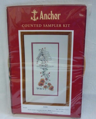 Anchor cross stitch kit - anchor, roses