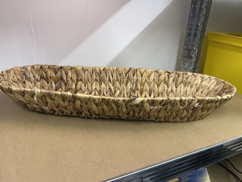 Oval water hyacinth - hyacinth, woven