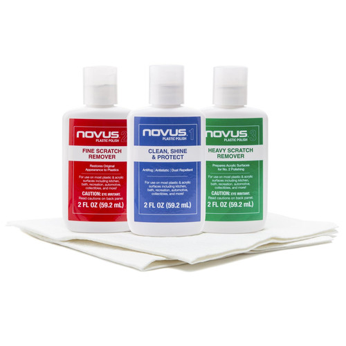 Novus plastic polish kit x - kit,
