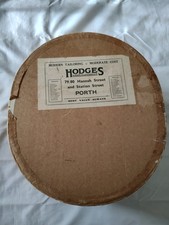 Vintage Hodges & Sons Hat Box 1940s 50s