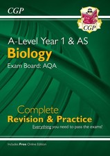 A-Level Biology: AQA Year 1 & AS Complete Revision & Practice with Online