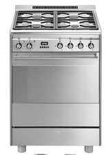 Smeg Cooker Stainless Steel