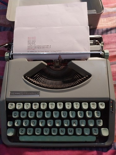 Hermes baby typewriter - hermes,