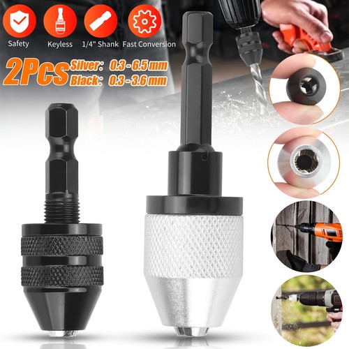 2pcs inch hex - 2pcs, 1/4"