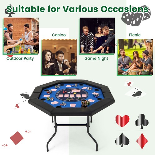 130cm player foldable - player, poker