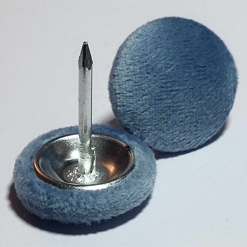 Upholstery buttons sky - sky, blue