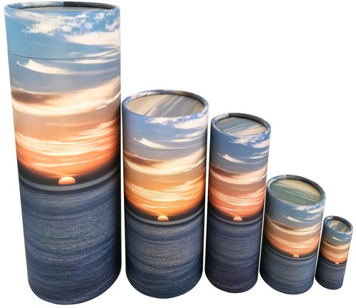 Scatter tube for ashes urn - tube,