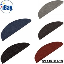 Non Slip 15Pcs Carpet Stair Treads Floor Mat Protection Cover Step Staircase Pad