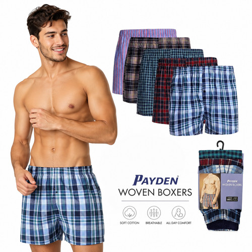 Pack men woven boxer - of, 6