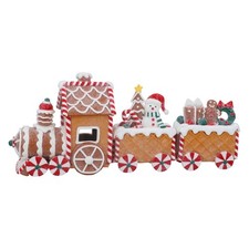 Gisela Graham Gingerbread Train Christmas Decoration Festive Homeware Decor