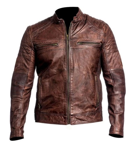 Mens distressed brown - mens, real